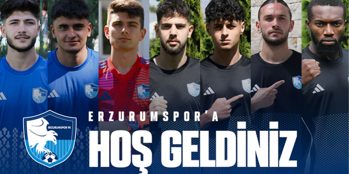 Erzurumspor'da 7 imza birden