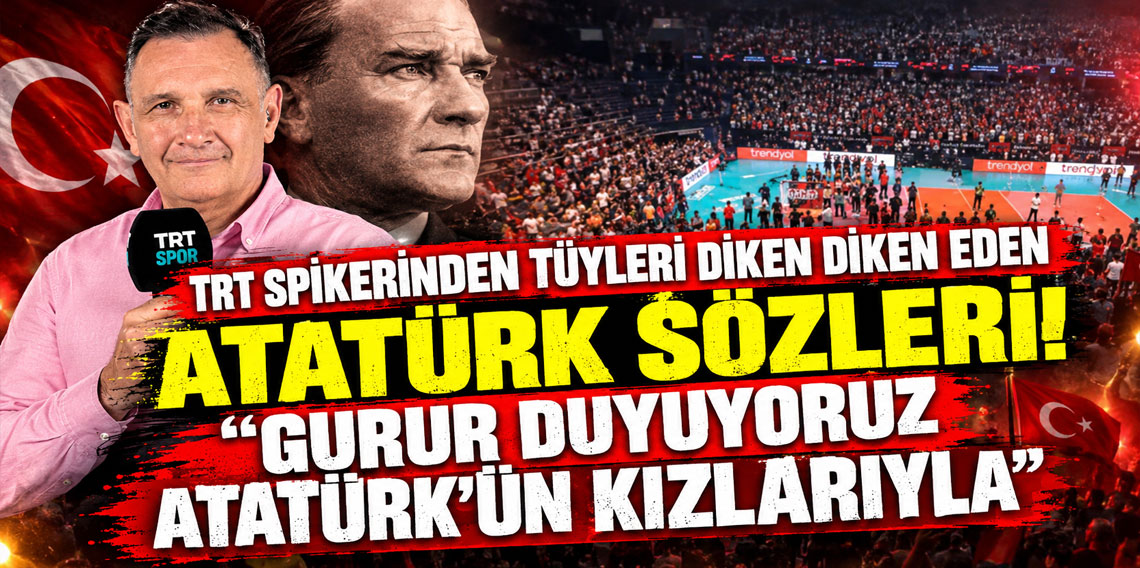TRT spikerinden tüyleri diken diken eden Atatürk sözleri