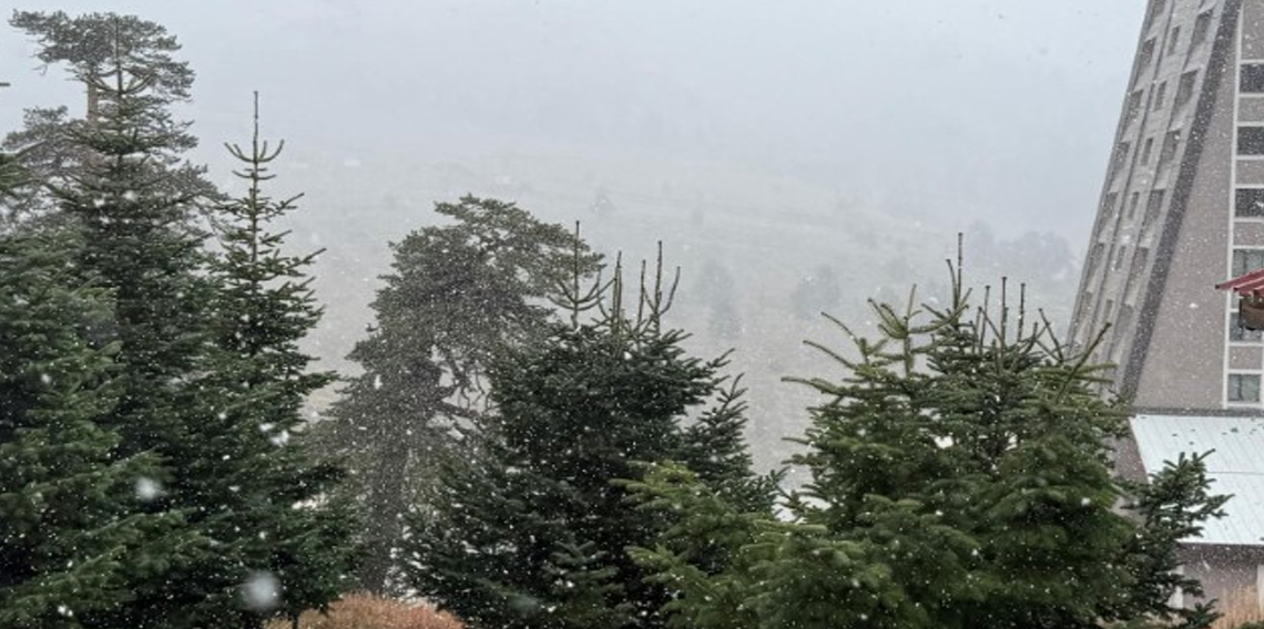 Bolu’da mevsimin ilk karı yağdı