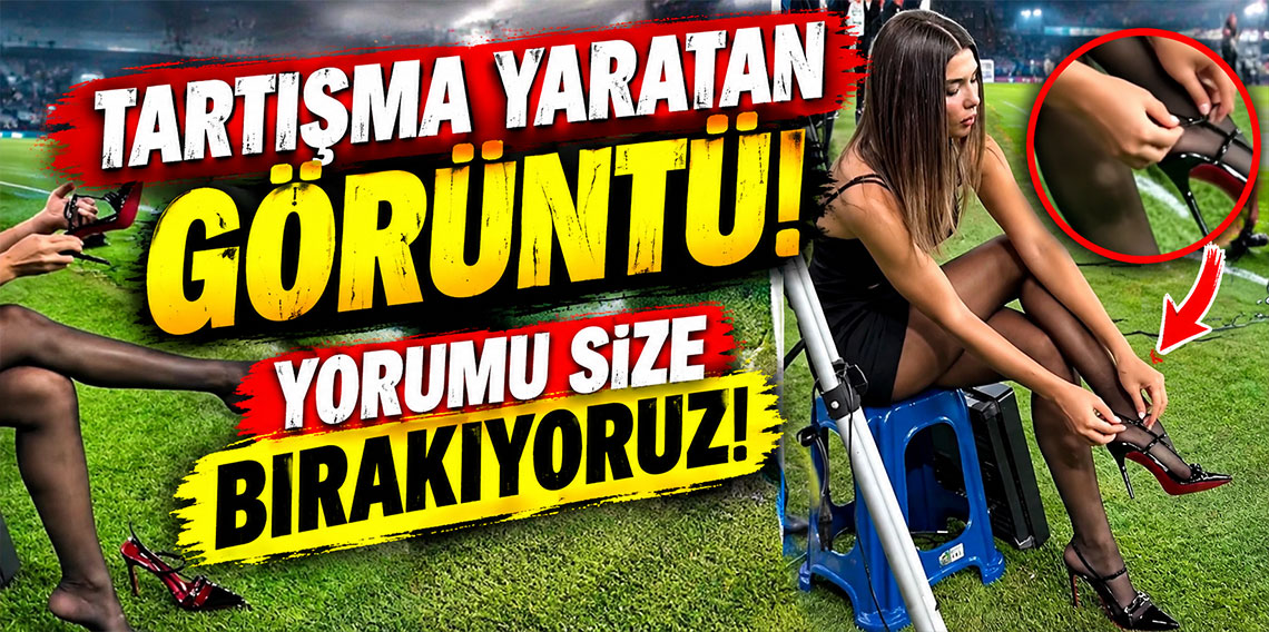 Arnavut spikerin maç öncesi hazırlığı olay oldu!