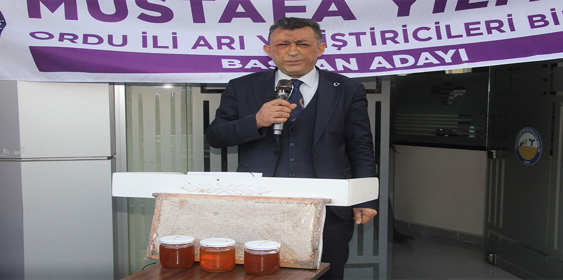 Mustafa Yılmaz, Ordu Arıcılar Birliği'ne adaylığını açıkladı