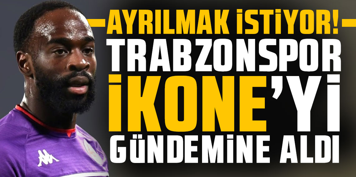 Trabzonspor Jonathon İkone’yi gündemine aldı! Fiorentina’dan ayrılmak istiyor!