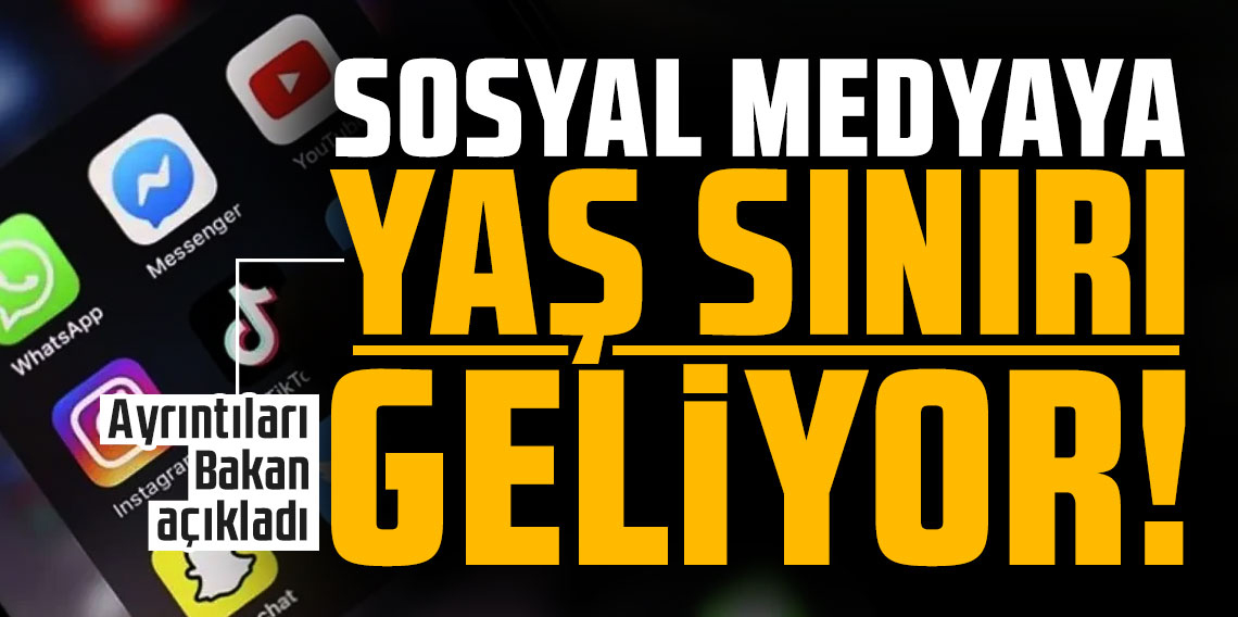 Bakan Uraloğlu Açıkladı! Sosyal medyaya yaş sınırı geliyor!