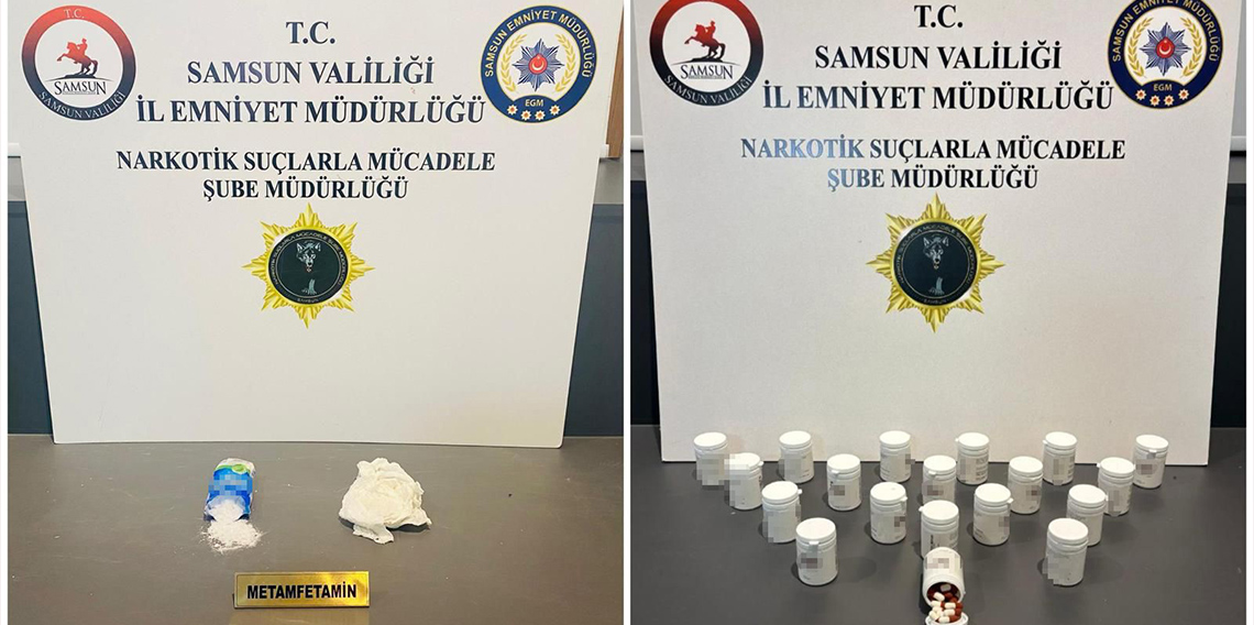 Samsun'da uyuşturucu operasyonu