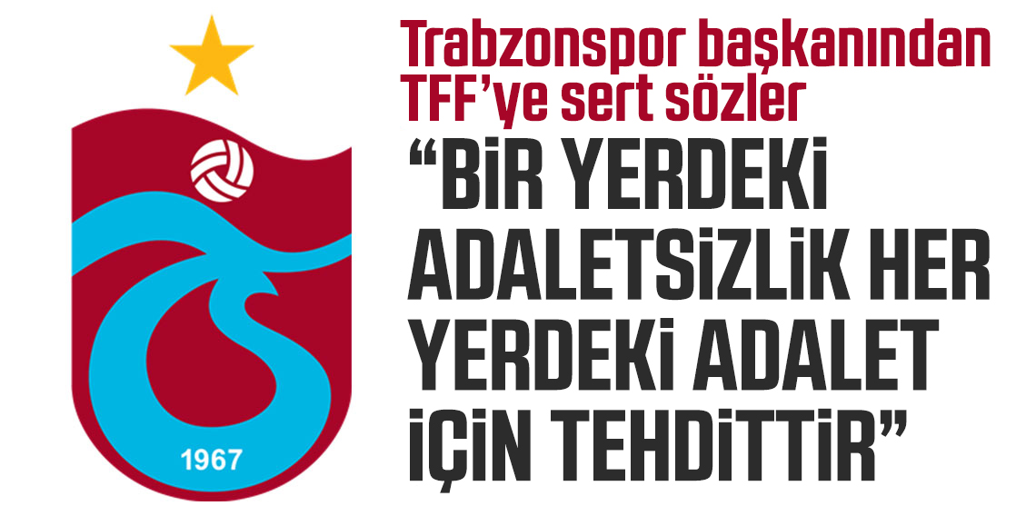 Trabzonspor'dan Sert Açıklama! Tiyatro İzliyoruz