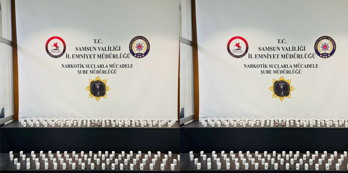 8 bin 563 adet sentetik ecza ele geçirildi