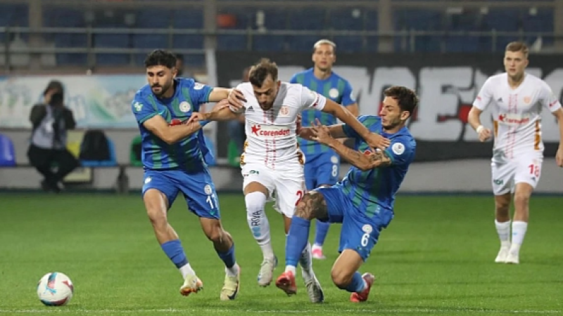 Çaykur Rizespor Son Anda Yıkıldı