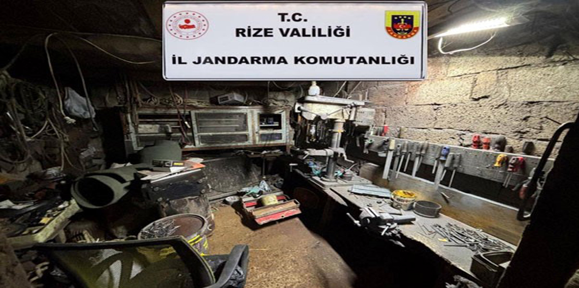 Rize’de kaçak silah operasyonu