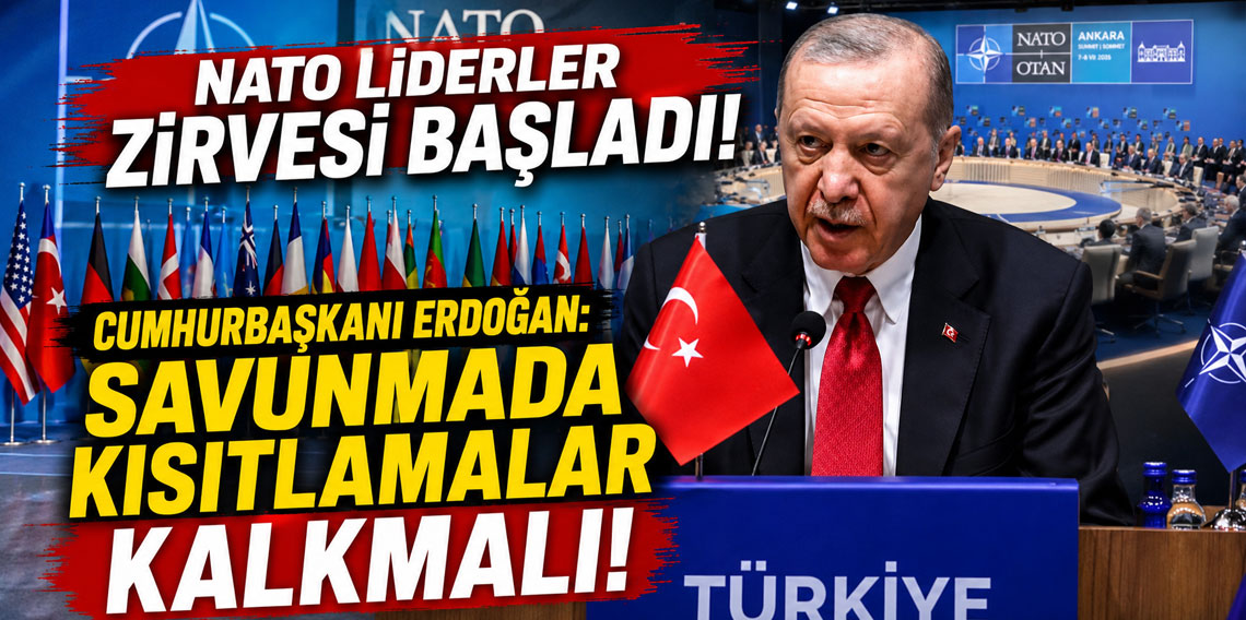 NATO Liderler Zirvesi başladı! Cumhurbaşkanı Erdoğan: Savunmada kısıtlamalar kalkmalı
