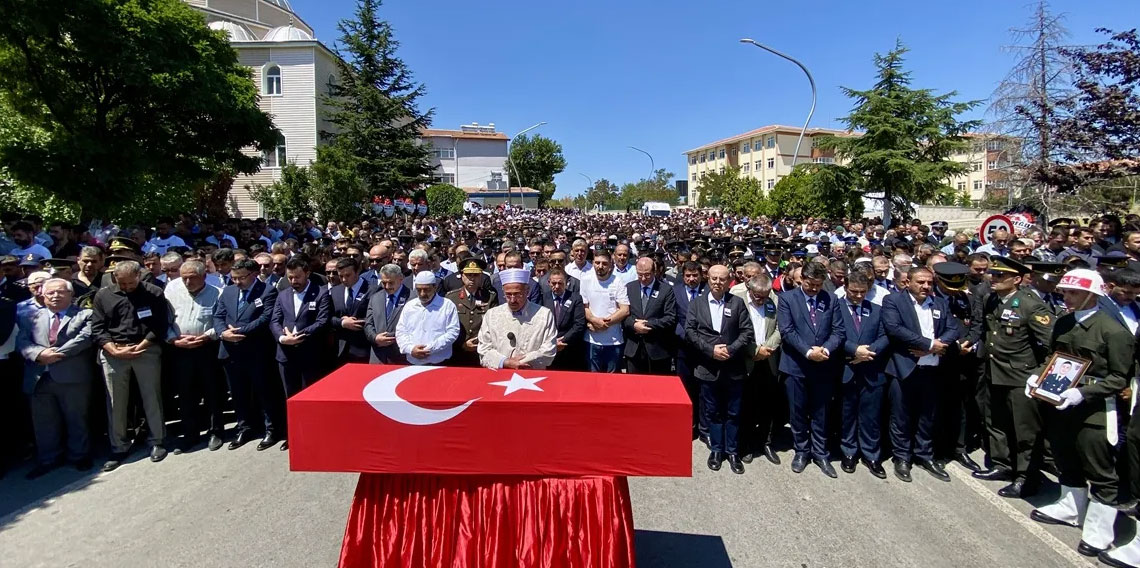 Şehit Astsubay Habip Murat Alp, Kırşehir'de son yolculuğuna uğurlandı