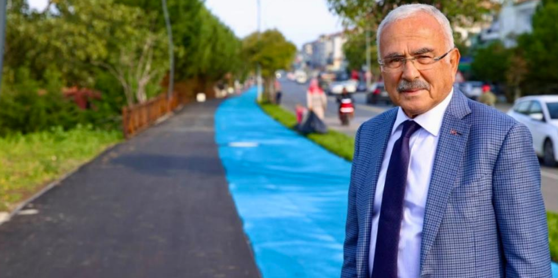 Ünye’de bisiklet ve yürüyüş yolu çalışmalarında sona gelindi