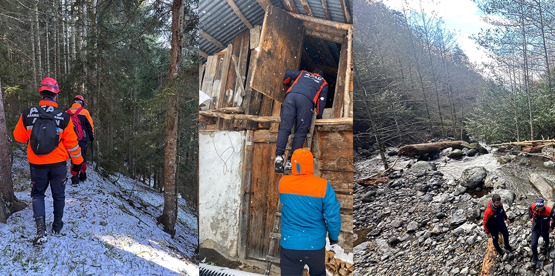  Artvin’de kayıp işçiyi arama çalışmaları hala sürüyor