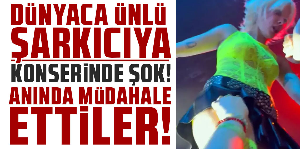Ünlü şarkıcı Halsey'e konserinde taciz şoku