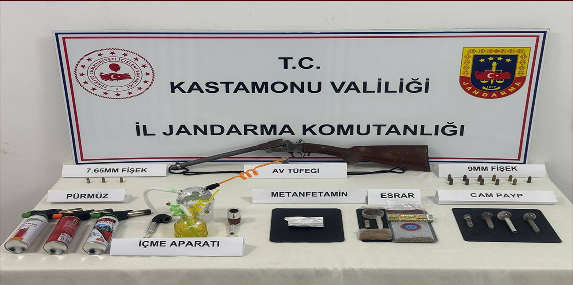  Kastamonu’da uyuşturucuyla yakalanan 2 kişi tutuklandı