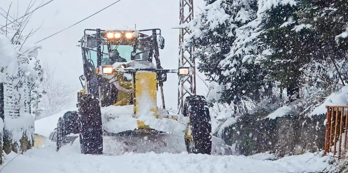 Ordu'nun 3 ilçesinde eğitime kar engeli