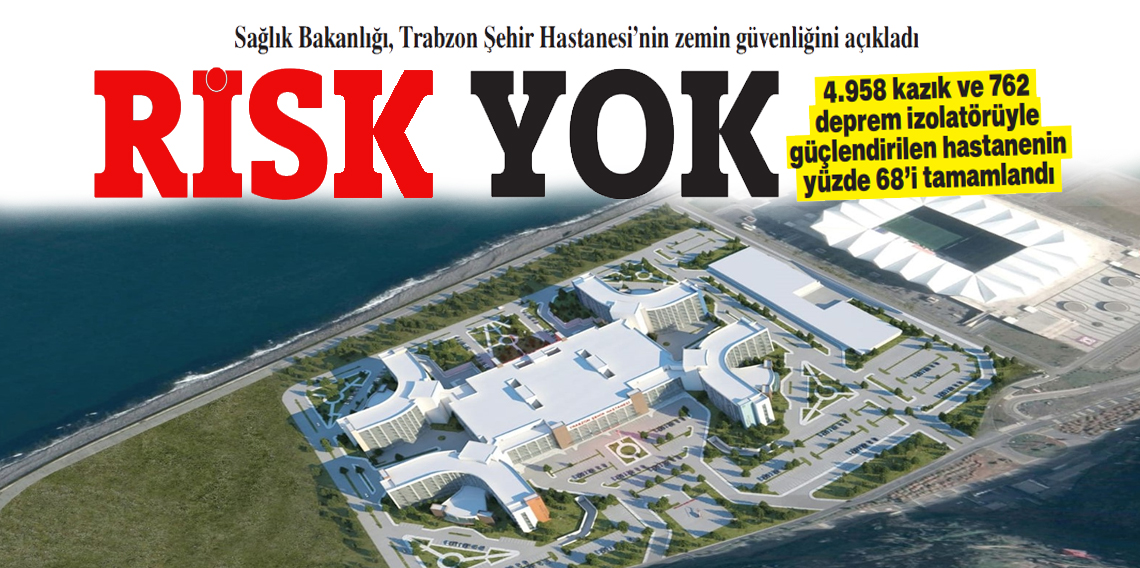 Akyazı stadı ve Şehir hastanesi için 'Risk Yok' denildi