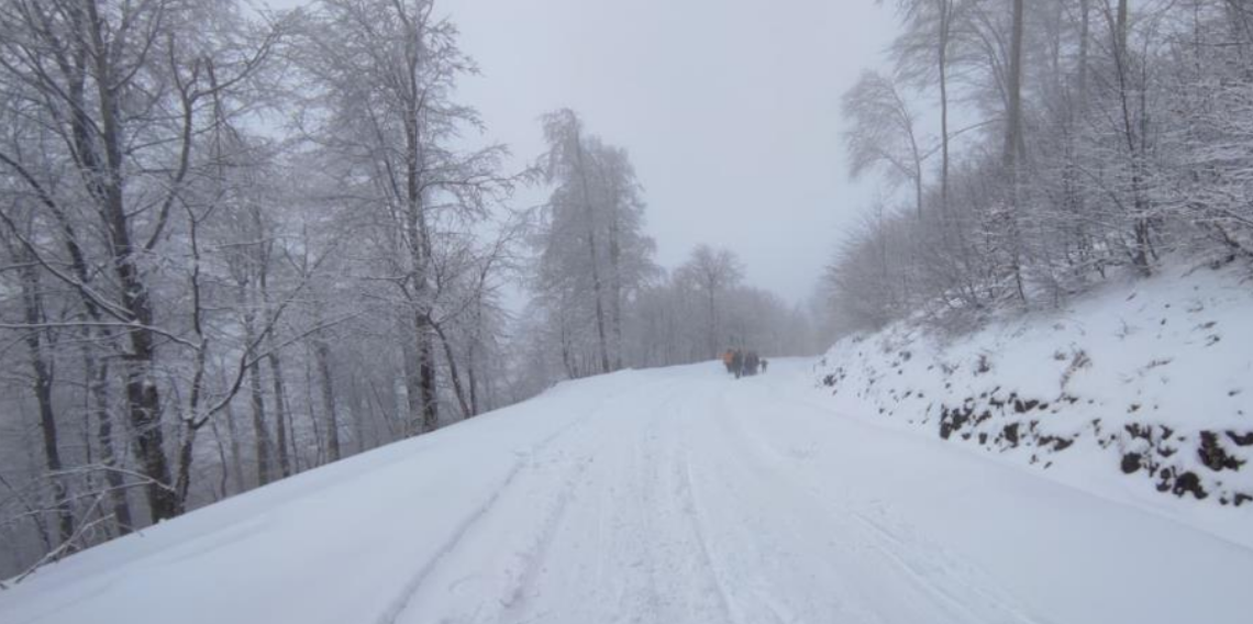 Samsun’un Yüksek Kesimlerinde Bidon ve Kızaklarla Eğlence Dolu Anlar