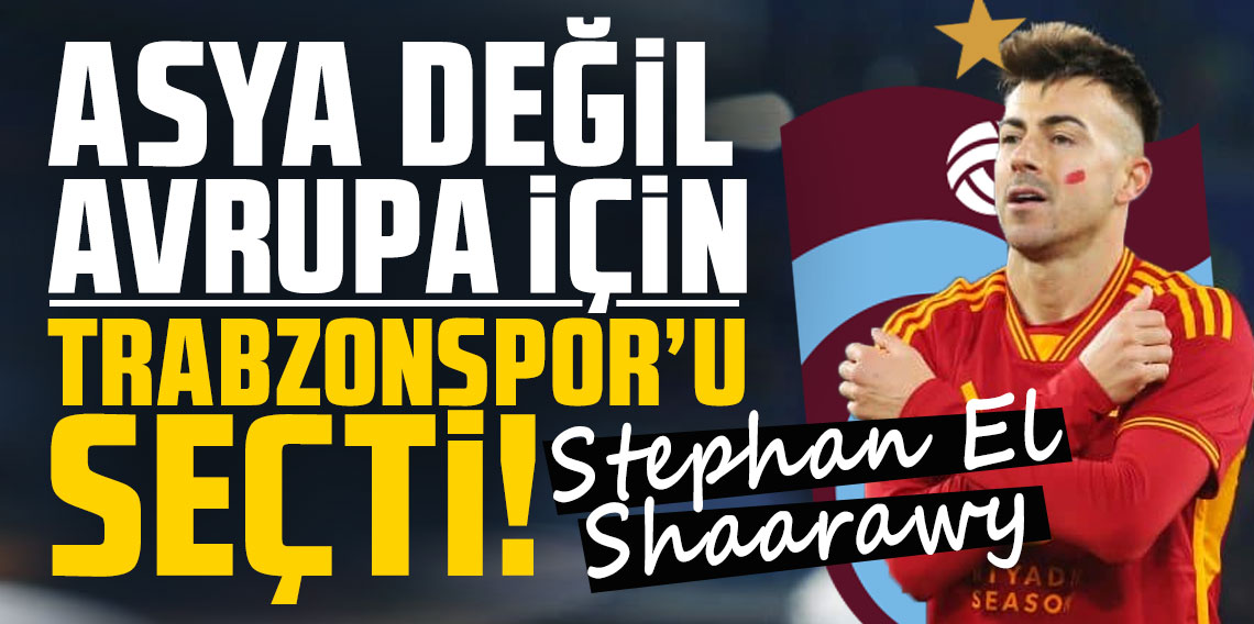 Asya değil Avrupa için Trabzonspor'u seçti: Stephan El Shaarawy