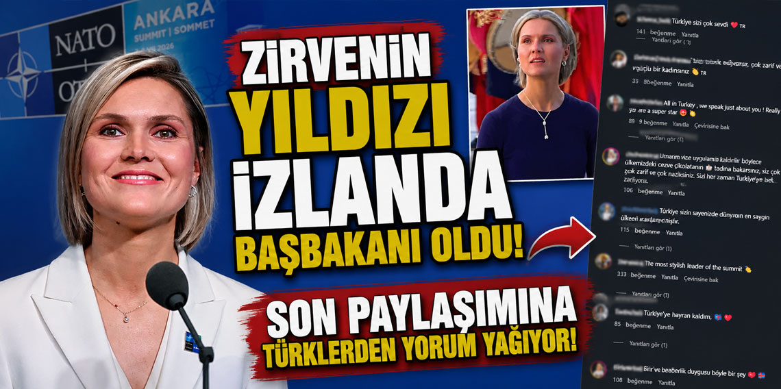Zirvenin yıldızı İzlanda Başbakanı oldu! Son paylaşımına Türklerden yorum yağıyor!