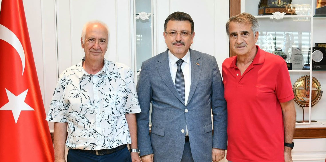 Güneş ve Hacisalihoğlu'dan Genç'e ziyaret