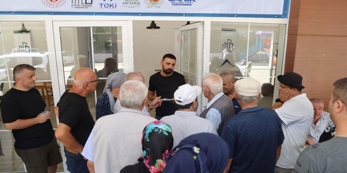 Canik’te kentsel dönüşüm hamlesine vatandaşlardan yoğun ilgi