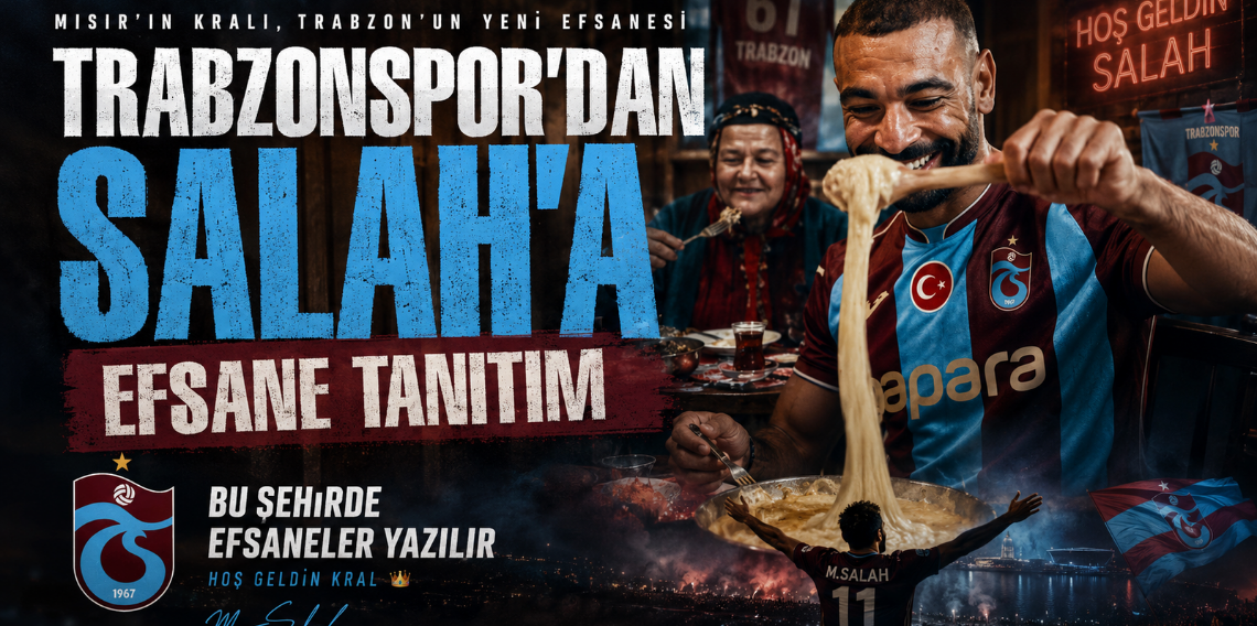 Trabzonspor'dan Salah'a Efsane Tanıtım