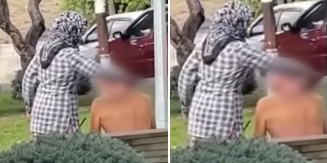 Banyoyu kirletmemek için bulduğu yöntem şaşkına çevirdi