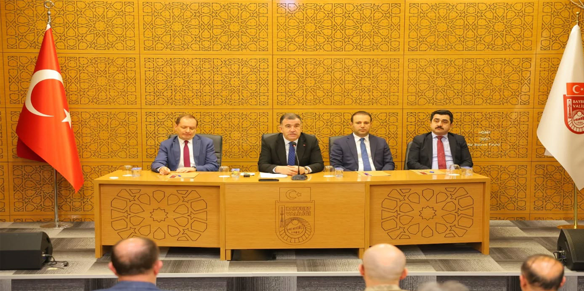 Bayburt'ta İl İdare Şube Başkanları toplantısı yapıldı