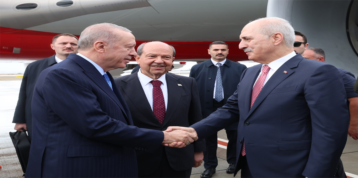 Cumhurbaşkanı Erdoğan KKTC'de