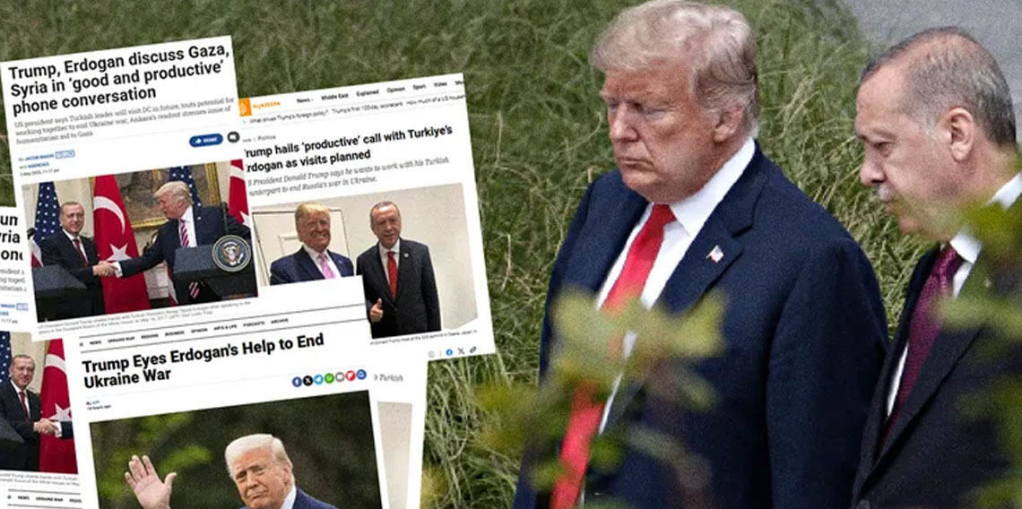 Erdoğan-Trump görüşmesi dünya gündeminde: Ukrayna savaşını birlikte bitirecekler!