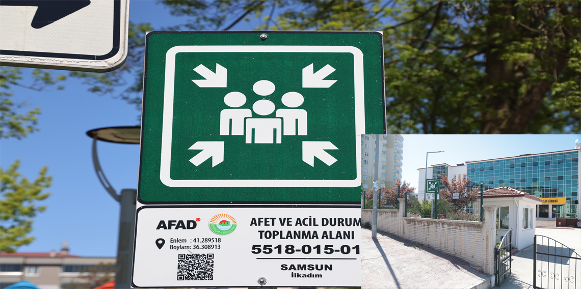 İlkadım’ın acil durum toplanma alanları hazır