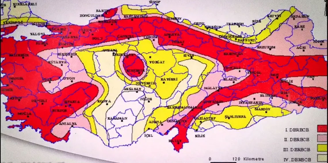 AFAD’dan Türkiye deprem tehlike haritası: 485 diri fay segmenti tespit edildi