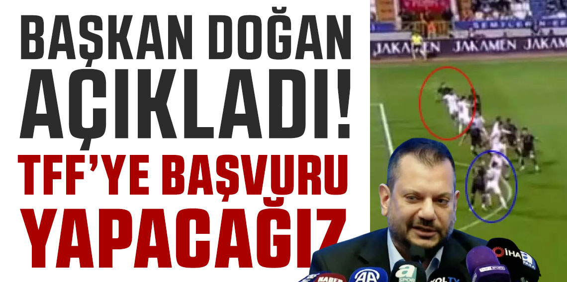 Trabzonspor Başkanı Ertuğrul Doğan hatalı ofsayt çizgisine tepki “TFF’ye başvurumuzu yapacağız”