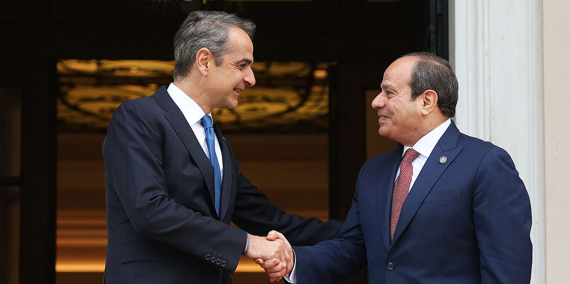 Mısır Cumhurbaşkanı Sisi, Yunanistan'da