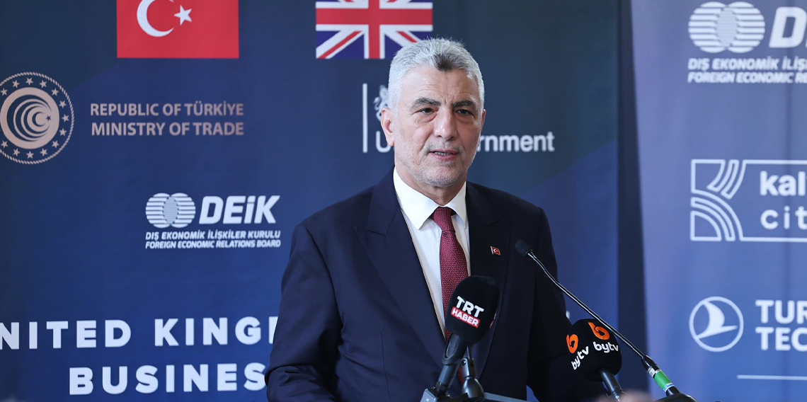 Ticaret Bakanı Bolat, Türkiye-İngiltere İş Forumu'nda konuştu