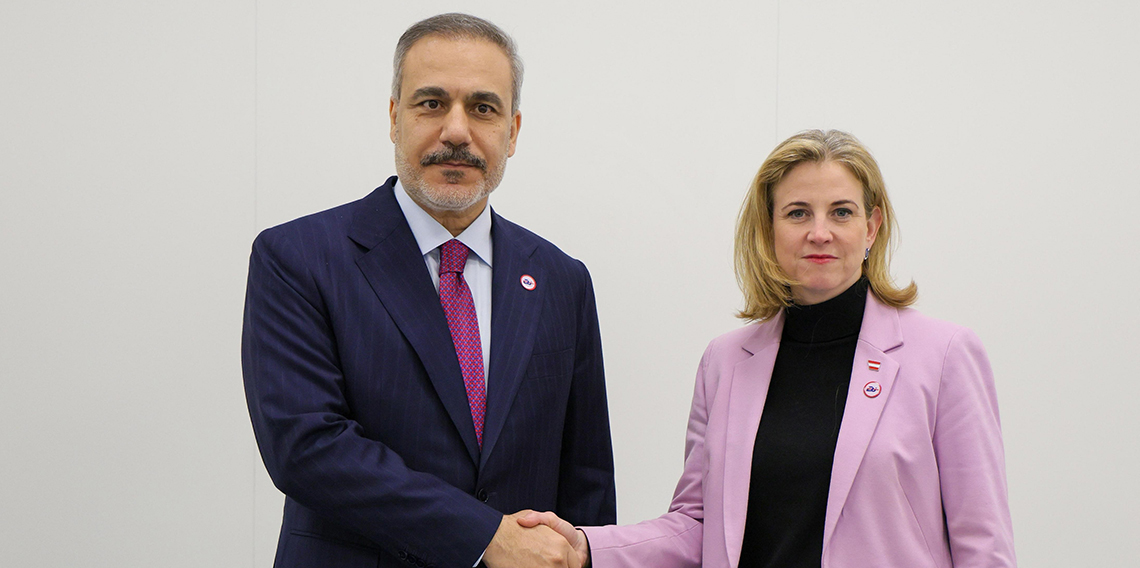Dışişleri Bakanı Fidan, Avusturyalı mevkidaşı Meinl-Reisinger ile görüştü