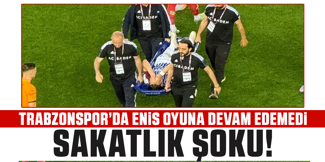 Trabzonspor'a sakatlık şoku!