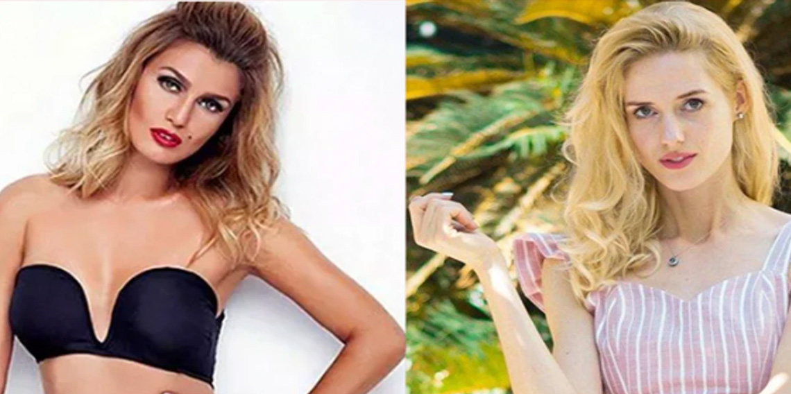 Wilma Elles ve Tuğba Özay, Van Gölü’ne girdi