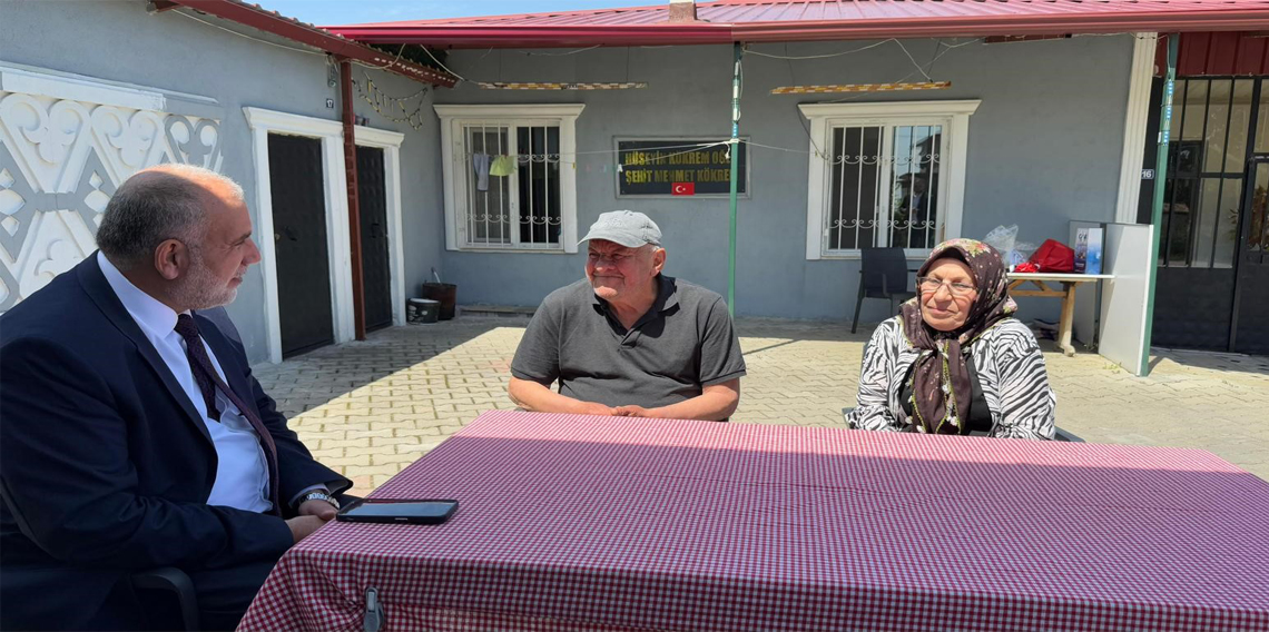 Başkan Sandıkçı'dan şehit annelerine anlamlı ziyaret