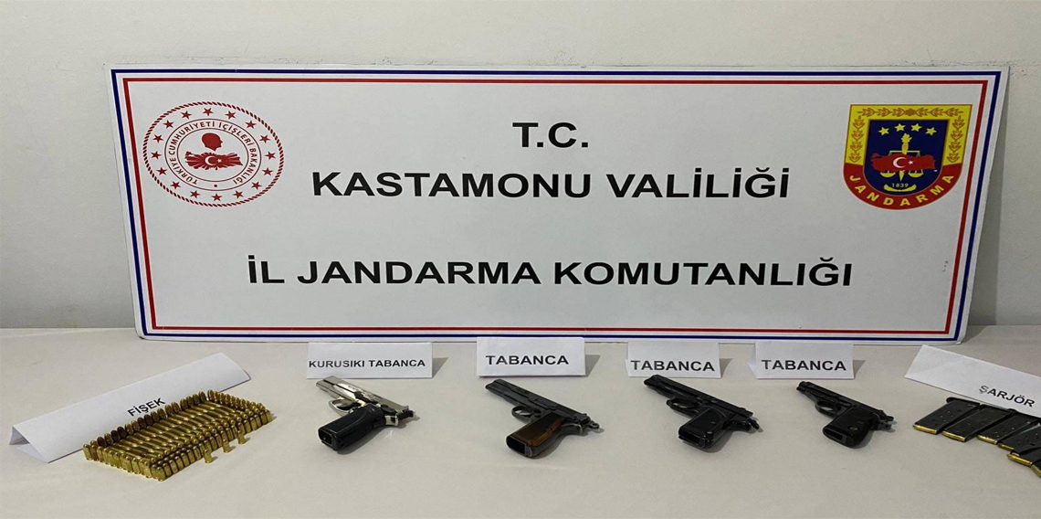 Kaçak silah operasyonu: 1 gözaltı