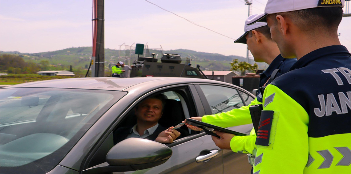  Ordu’da jandarma ekipleri, bir haftada 47 bin şahsı sorguladı