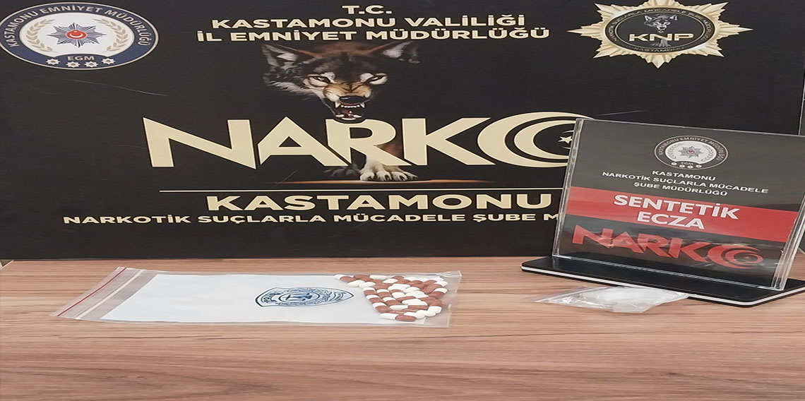 Kastamonu’da uyuşturucuyla yakalanan 6 şüpheli gözaltına alındı