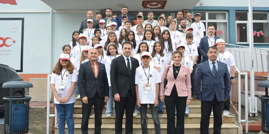 Ordu'da öğrencilerden 'geçmişten geleceğe' bilim şenliği