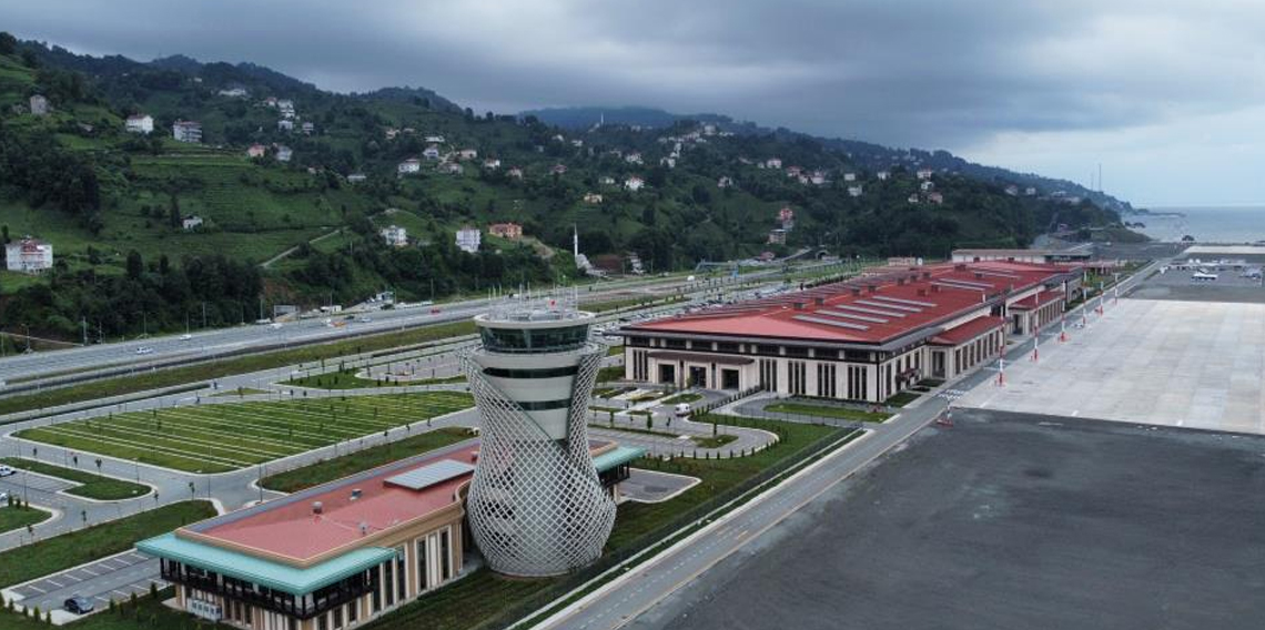 Rize-Artvin Havalimanı'na zorlu hava şartlarında uçak inişleri için yeni sistem