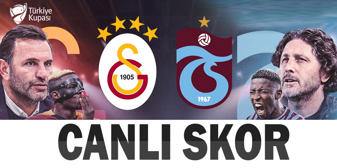 Trabzonspor:0 -Galatasaray: 1 (CANLI SKOR)
