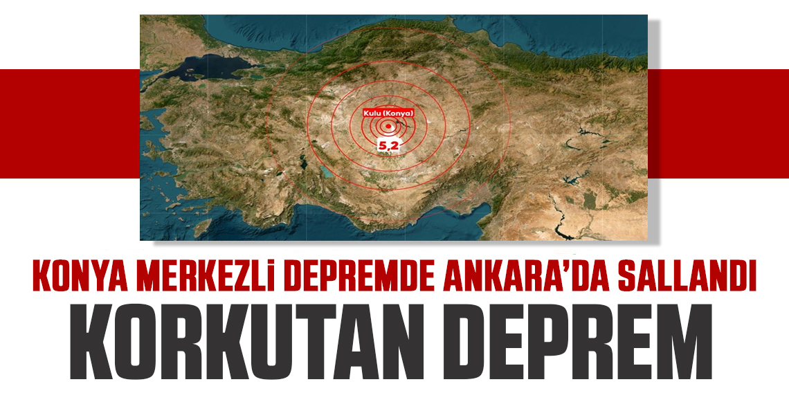 Ankara'da hissedilen bir deprem meydana geldi.