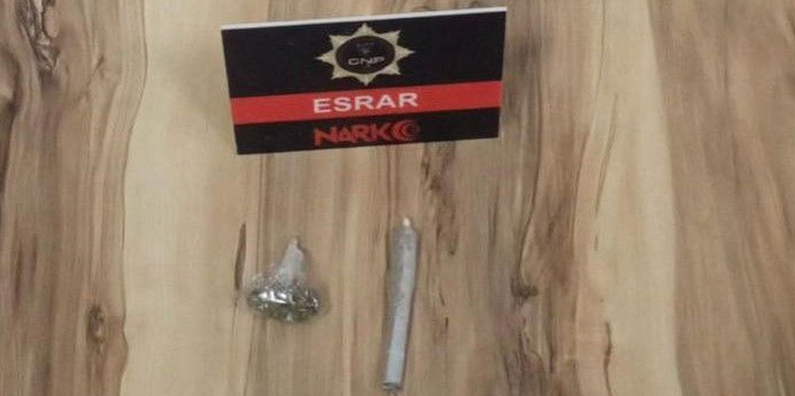 Gümüşhane'de uyuşturucu operasyonu: 3.09 gram esrar ele geçirildi