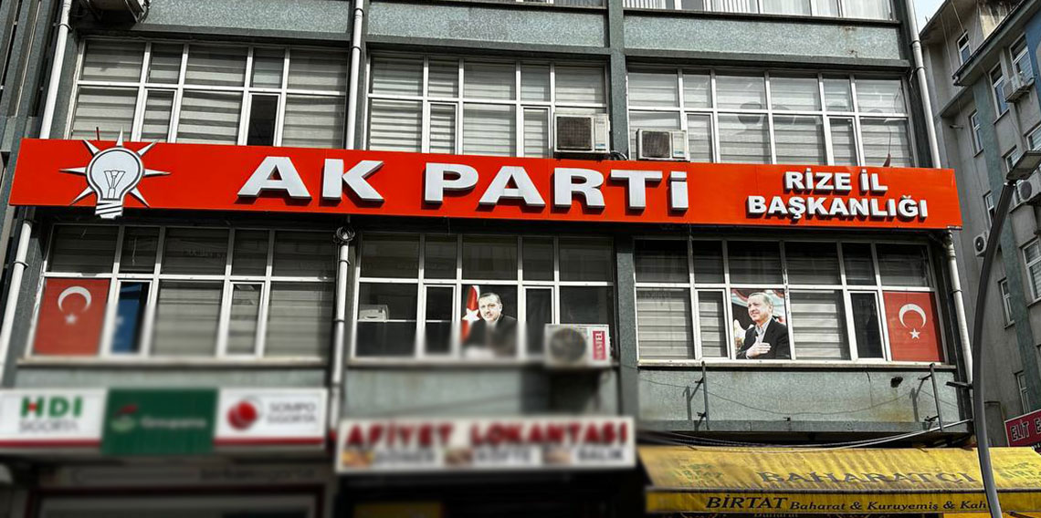 AK Parti Rize İl Başkan Yardımcısı istifa etti