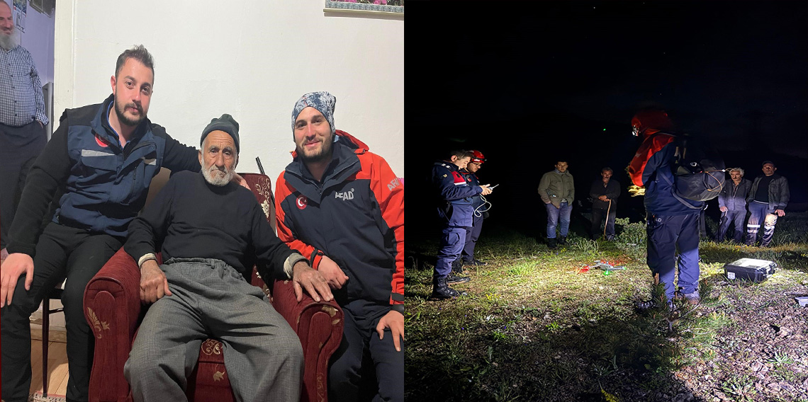 Artvin'de kayıp şahıs sağ olarak bulundu 
