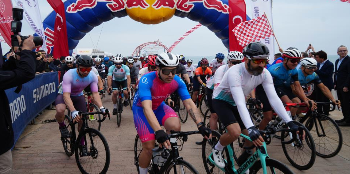 Samsun'da Gran Fondo Bisiklet Yarışı